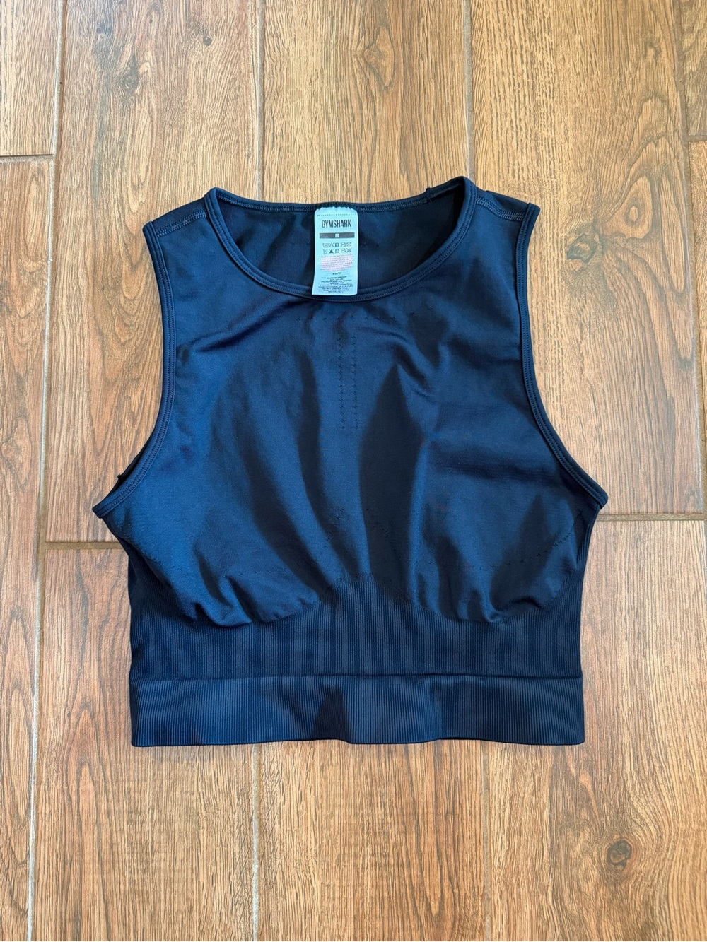 Gymshark Black Women's Seamless Crop Tank Top